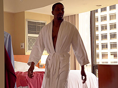 Handsome black man enjoys fucking skinny whore Daphne Dare