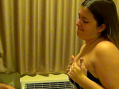 Dirty girlfriend wanted to film her first ever porno movie