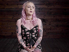 BDSM torture session with tattooed Baby Sid who loves pain