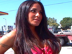 Jenaveve Jolie gets fucked by hard cock on the bed while she moans