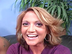 Double penetration interracial threesome with wife Spring Thomas