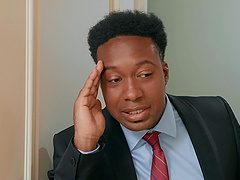 skinny ebony Demi Sutra knows how to move on the hard penis