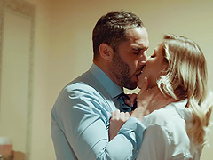 Casey Calvert screams from pleasure while her friend fucks her