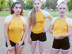 Natalie Knight and her friend share friend's penis for the best cum ever