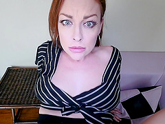 Blowing and swallowing is all that horny Sovereign Syre wants to do