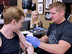 Natasha James jumps on a cock for the best cum ever with a stranger