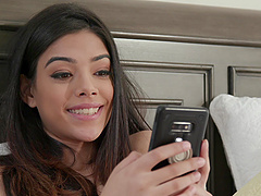 Harmony Wonder loves to fuck with her horny lover after a blowjob