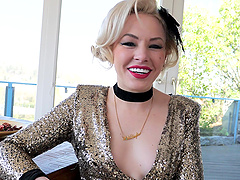 Lola Taylor adores to blow a cock while other guy destroys her cunt