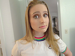 Horny Laney Grey enjoys interracial oral sex like never before