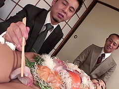 The food  fetish before licking is very welcome for Ramu Nagatsuki