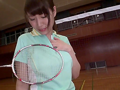 Matsumoto Honoka adores standing doggy style after a blowjob and fingering
