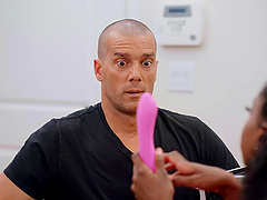 Ebony Anne Amari gets her pussy licked and fucked by her horny lover