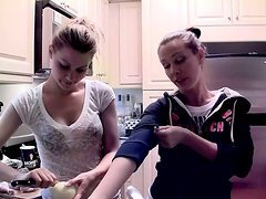 Up close and personal with Cindy Hope while cooking