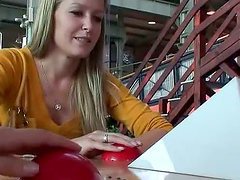 Blondes Sophie Moone and Wivien Having Fun with Science
