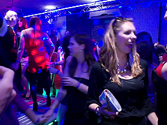 Nasty goup sex with a hard dicks and horny ladies in the club