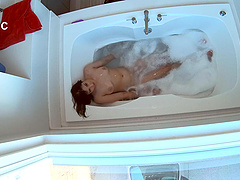 After relaxing bath Amina Fara got her tight pussy fucked from behind