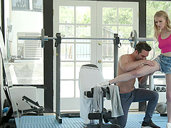 Sex from behind is the favorite sex pose of blonde Paris White