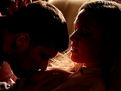 Horny Stacy Cruz wants to fuck with a stranger in the dark room