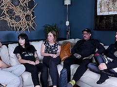 Rebel and her friends have a discussion about sex games and BDSM