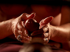 Deep and slow fuck by strong penis is all that Amber Jayne needs