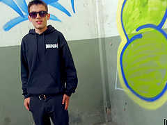 Luna Rival is naked in the basement waiting for a dude to fuck her