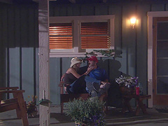 Cheating wife rides a dick of a stranger while her husband is away