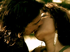 Asian wife spreads her legs to be fucked by a white dick in outdoors