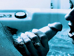 Cindy Crawford spreads her legs for a strong friend's dick in the bathroom