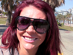 Nothing is good for horny chick like a sperm on her mouth and face