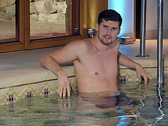 Outdoor fucking in a hotel pool with nice ass Tiffany Tatum