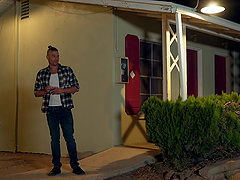 Nice ass pornstar Jill Kassidy fucked against a wall by a fat dick