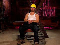 Kinky guy tied up and rough spanked and fingered by Maitresse Madeline