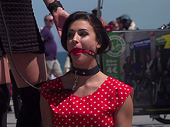 Dirty pornstar Susy Gala loves being humiliated in public