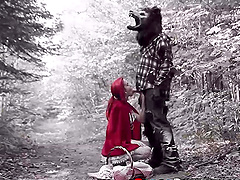 Cosplay fucking in the woods with redhead chick Brind Love