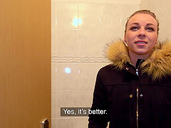 POV video of a horny dude fucking sexy stranger for money