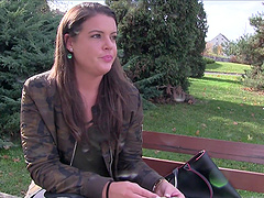 Outdoor fucking between a rich guy and Vany Ully for some money