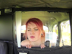 Dirty girlfriend Anne Swix takes a big dick for a free cab fare