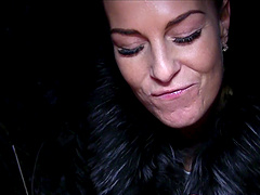 Nice outdoors fucking with sexy amateur Alicia Wild for some money