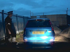 Naughty police officer puts is cock in pussy of sexy Holly Kiss