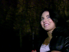 Sexy teen picked up and fucked in outdoors for some money