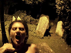 Hardcore fucking in the streets between a cop and whore Eva