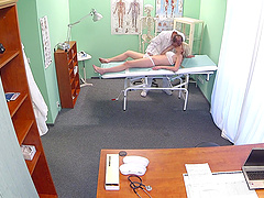 Passionate lovemaking in the hospital with cum loving Claudia Macc