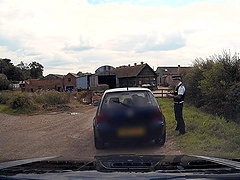 Hardcore fucking between a fake cop and British slut Brooklyn Blue