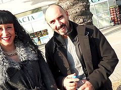 Dirty mature slut picked up and fucked in the back of the van