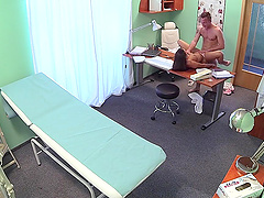 Dirty nurse Mea Melone wants to be fucked by the doctor on the table