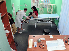 Hardcore fucking on the hospital bed with natural tits Alex Black