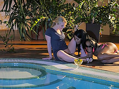 Jemma Valentine and Jasmine Webb have passionate lesbian sex