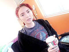 Behind the scenes of porn making with redhead model Lola Fae