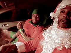 Interracial sex between 2 black dicks and flexible Adira Allure