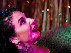 Nasty pornstar Joanna Angel fucked by a very lucky dude - closeup